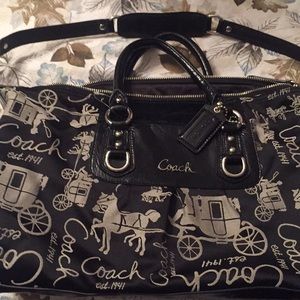 Coach Black Satchel